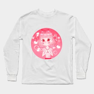 Strawberry Tears Chibi Long Sleeve T-Shirt